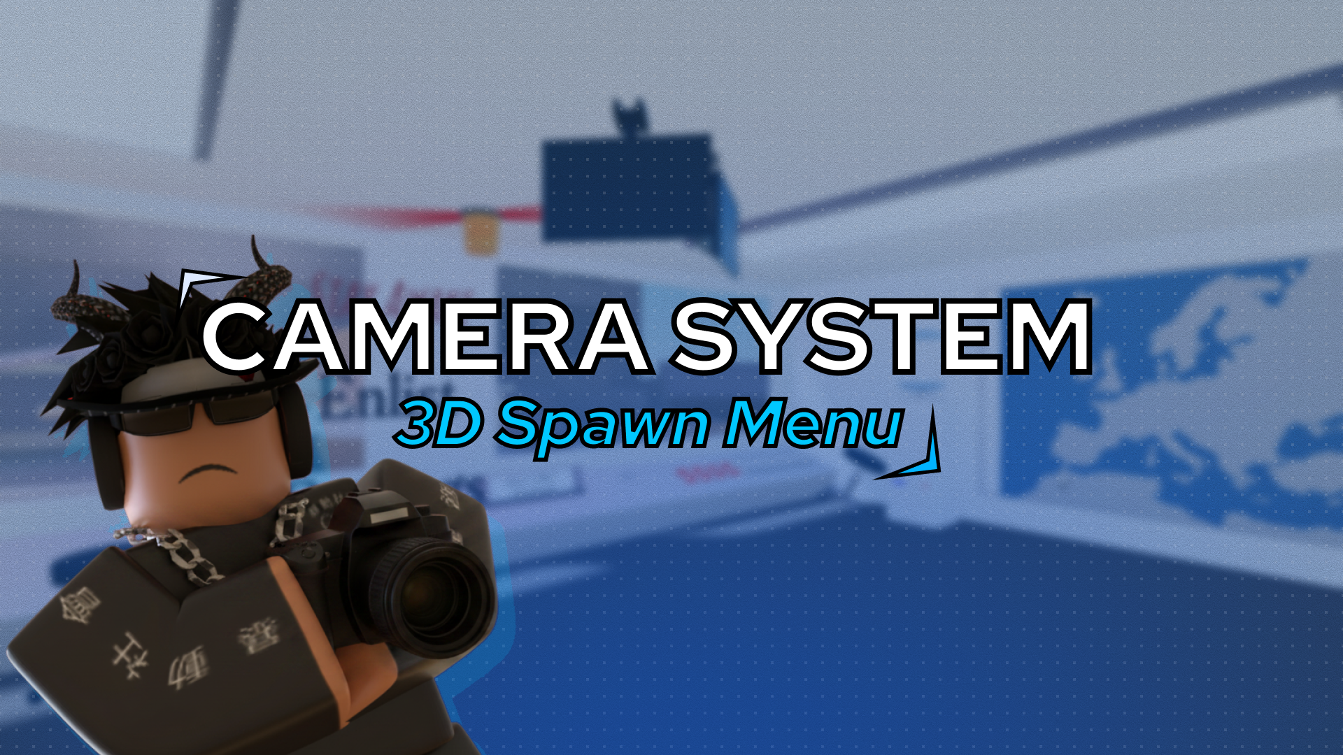 Dynamic camera system for 3D spawn menu