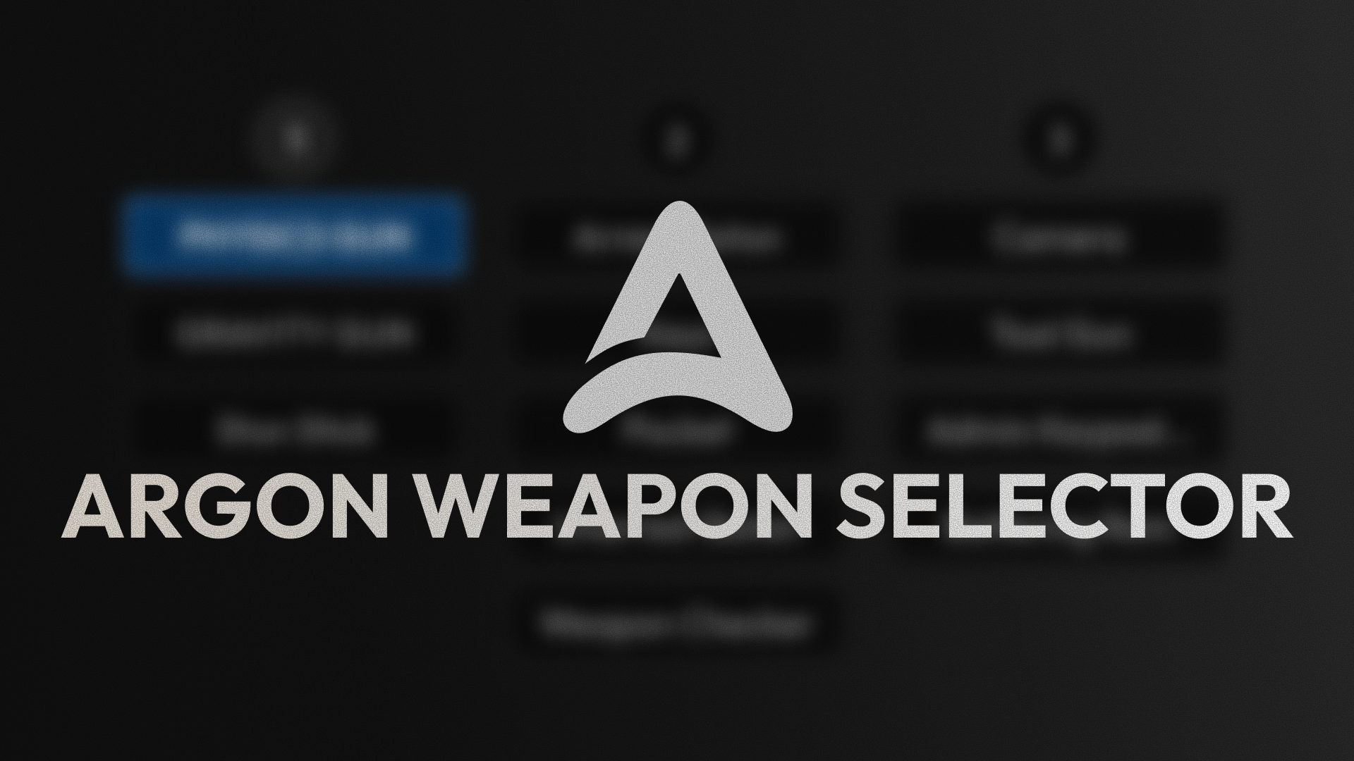Argon Suite : Weapon Selector