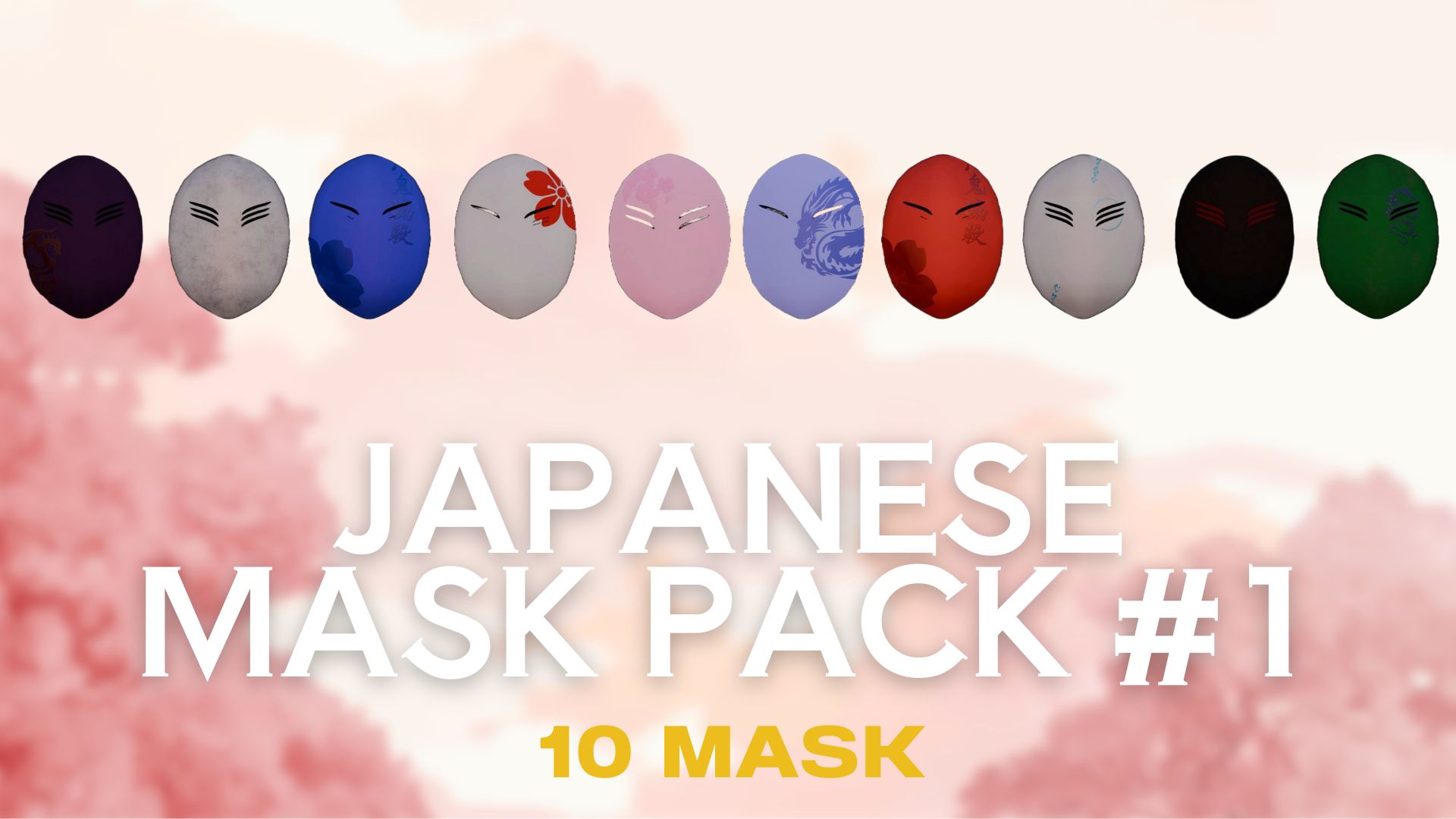 Japanese Mask Pack #1